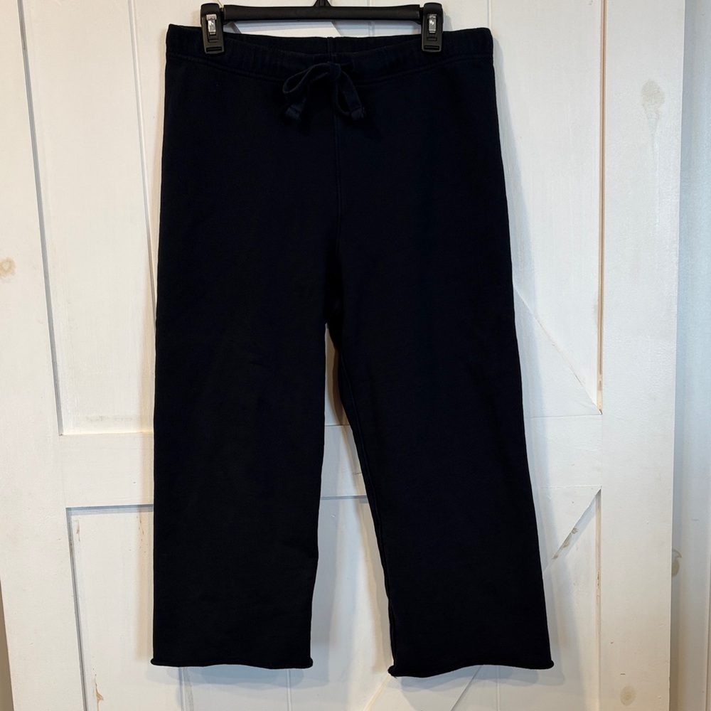 Frank & Eileen Black Cropped Sweatpants